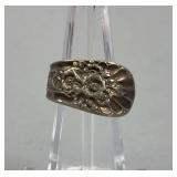Silver Spoon Ring Size 13