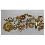 Gold Colored Broaches
