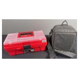 Tool Shop 14” Tool Box With Electrical Contents & Simpson Multi Meter