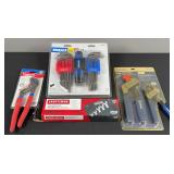 Kobalt Pliers, Allen Wrench Set, Craftsman Wrench Set, & Crescent Pliers