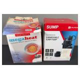 Sumidero Sump Pump & Mega Heat Propane Heater
