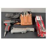 Craftsman Air Impact & 3/8” Air Ratchet Wrench, & Misc. Tools
