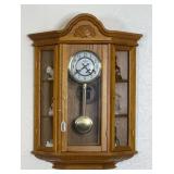Wooden Wall Clock & Nick-Nack Display