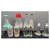 Clear Glass Salt & Pepper Shakers