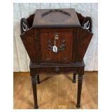 Tobacco Humidor Wooden Side Table