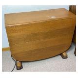 Oak Gate Leg Drop Leaf Table