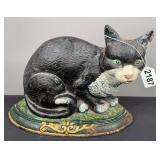 Cast Iron Cat Door Stop