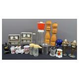 Assortment of Salt & Pepper Shakers