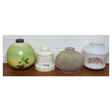 (4) Vintage Lamp Shades