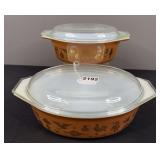 Pyrex Early American Design Casserole Dishes