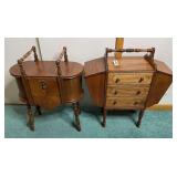 Tobacco Humidor Cabinet & Sewing Cabinet Case