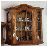 Dutch Wall Cabinet Full of Small Collectable Trinkets