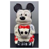 Vintage Mickey & Minnie Cookie Jar