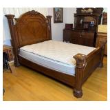 Deluxe Queen Size Bed frame and Sleep Number Mattress