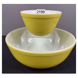 Pyrex Yellow Mixing Bowls