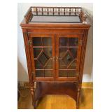 Mahogany Bar Display Cabinet