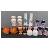 Assortment of Decorative Salt & Pepper Shakers
