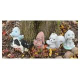Squirrel, Dog, Cat & Misc. Garden Ornaments