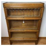 Vintage 3-Stack Barrister Book Case