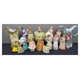 Porcelain Dolls, Planters, & Collectibles (2 Flats)