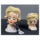 NapcoWare & Misc Lady Head Vase