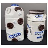Pair of Oreo Cookie Jars