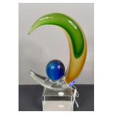 Large Art Glass Paperweight