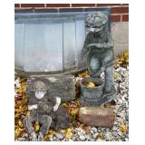 Sleeping Boy & Dog, & Assorted Garden Decoration