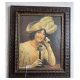 Framed Victorian Portrait Of Women