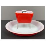 Pyrex Fridge Storage Dish & Pie Pan