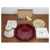 Vintage Lamp Parts & Ashtray