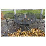 Iron Patio Table & Chairs
