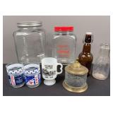 Pair of Apollo 13 Glass Cups & Assorted Glassware