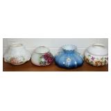 Vintage Porcelain Lamp Shades
