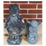 Angel & Little Girl Garden Statues