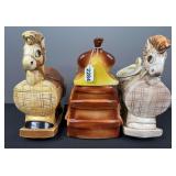 Pair of Rocking Horse & Saddle Cookie Jar