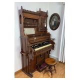 Poring & Blake Organ Co. Palace Organ & Stool