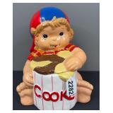Vintage Little Boy Ceramic Cookie Jar