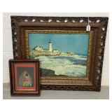 Vintage Framed Art Work