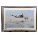 Signed Illustration of "Rat Catchers" Japanese Fighter Planes