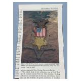 Civil War G.A.R. Reunion Medal