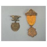 Pair of G.A.R. Washington D.C. 36th Encampment Badges 1902