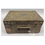 Signal Corps U.S. Army Remote Control Unit RM-21-C Serial Number 3465 Wooden Case