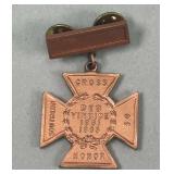 1861-1865 Cross of Honor Southern Confederacy Daughters of the UCV Pin