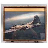 Two Boeing B-17G Flying Fortress Framed Photos