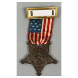 G.A.R. Vet Badge 1861 to 1866 Serial Number W29028