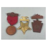 Three Toledo G.A.R. Encampment Souvenir Medals