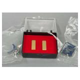 U.S. Air Force Insignia Pins & U.S. Army 2nd Lieutenant Collar Rank Insignia Pins