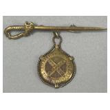 Nashville Tennessee C73 Union UCV 1897 Sword Badge