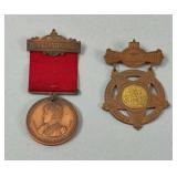Two Cincinnati Ohio G.A.R. Souvenir Encampment Medals